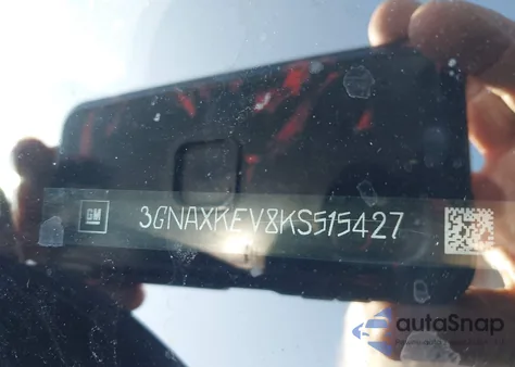 2019 Chevrolet Equinox Lt from USA, damaged, VIN 3GNAXKEV8KS515427